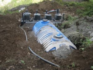 installation d'une fosse toutes eaux 12m3 compacto