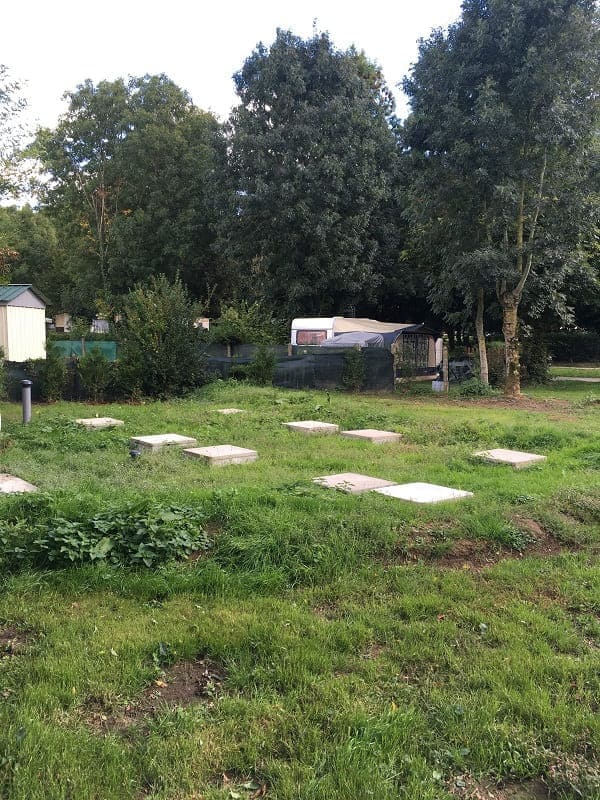 Station épuration des eaux usées dans un camping